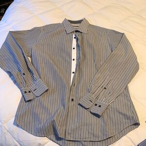 PAL ZILERI, Italian made dress shirt, size 42, 16 1/2 inch neck, great condition